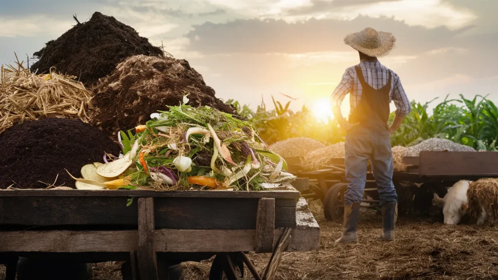 What raw materials are used in organic fertilizer production