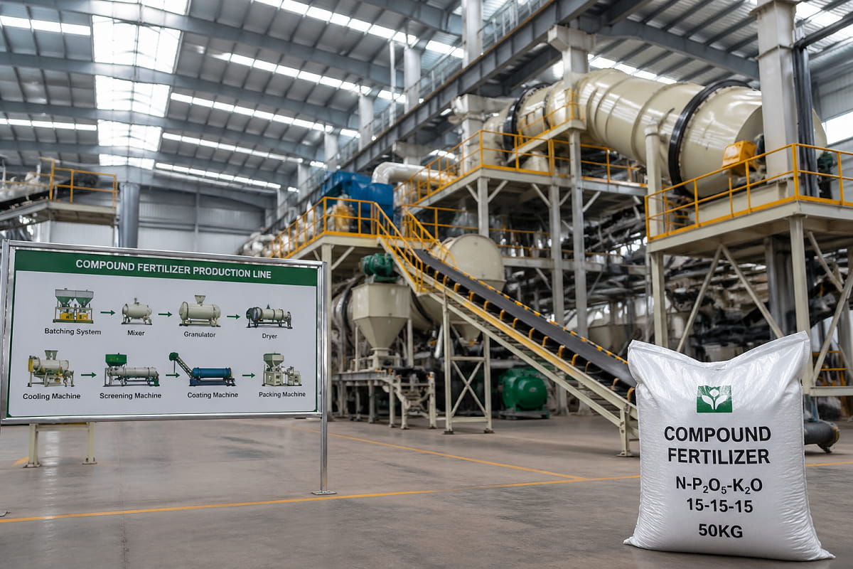 what is a compound fertilizer production line