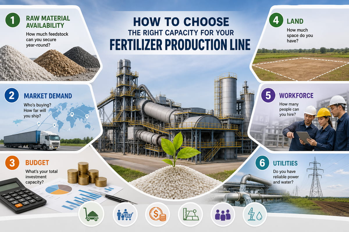 How to Choose the Right Capacity for Your Fertilizer Production Line