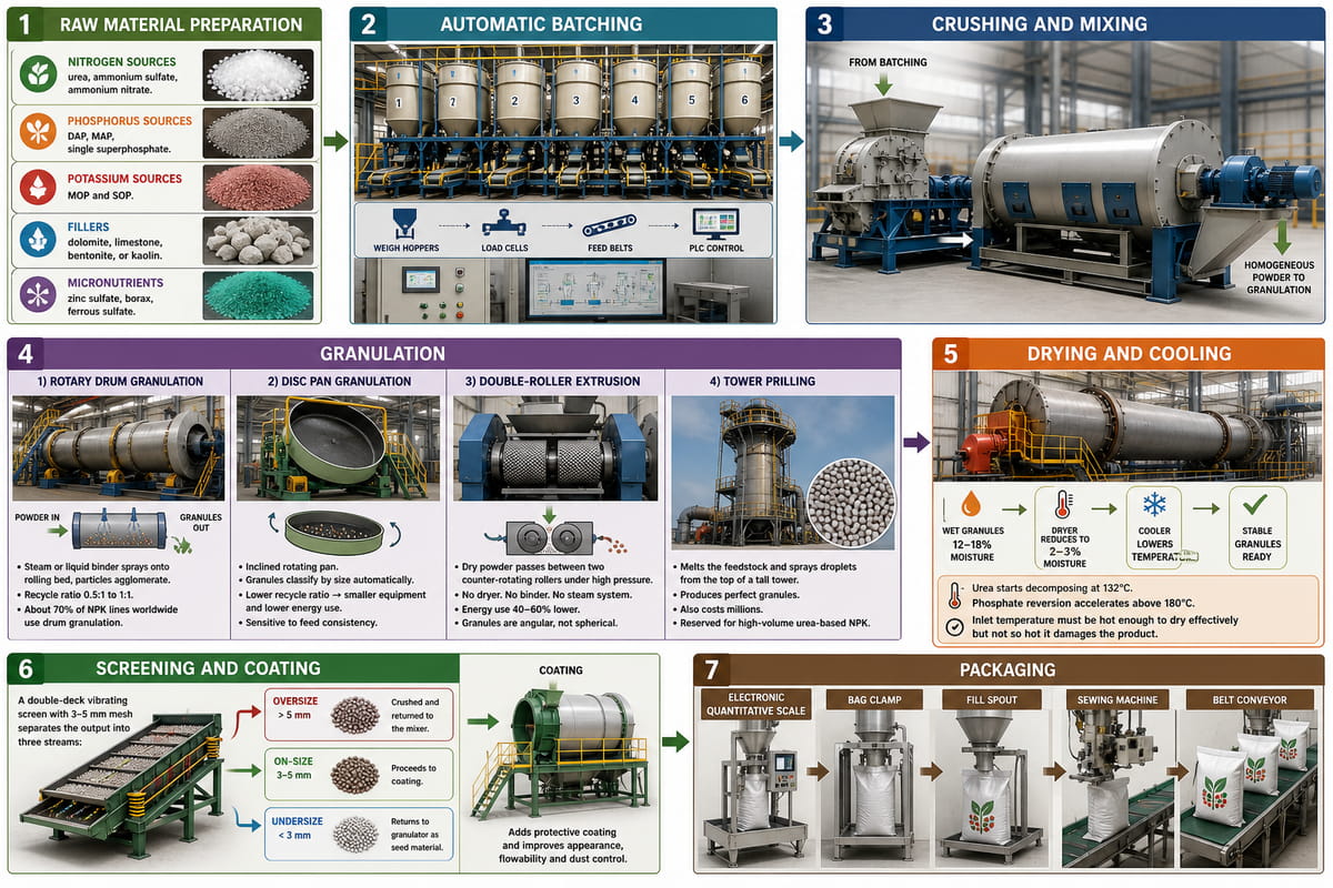 7-Step NPK Fertilizer Manufacturing Process