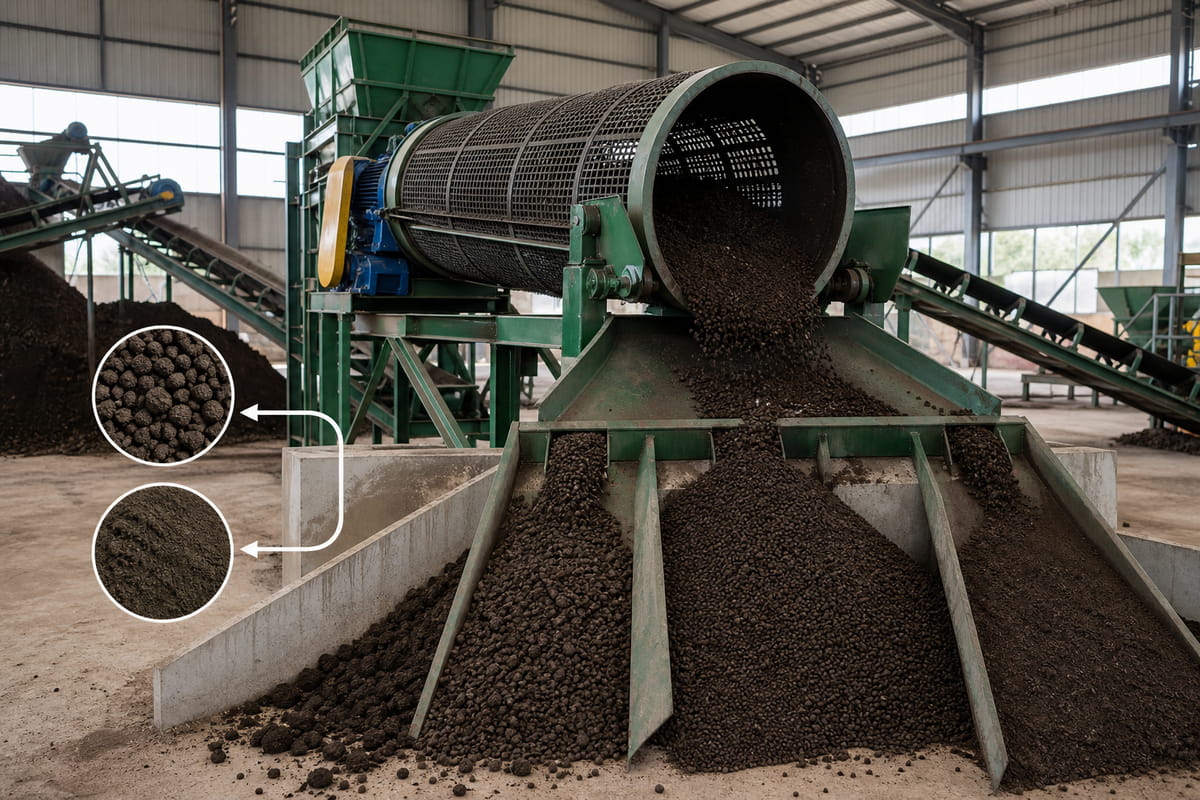 Screening for Organic Fertilizer Manufacturing