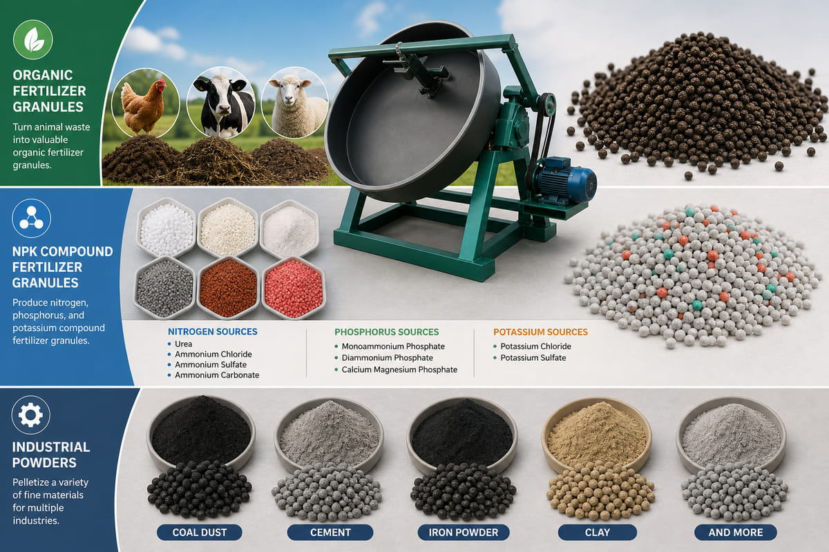 What Can You Make With a Pan Granulator