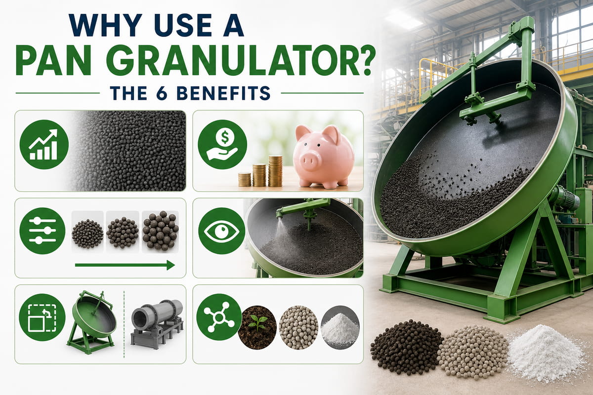 Why Use a Pan Granulator The 6 Benefits