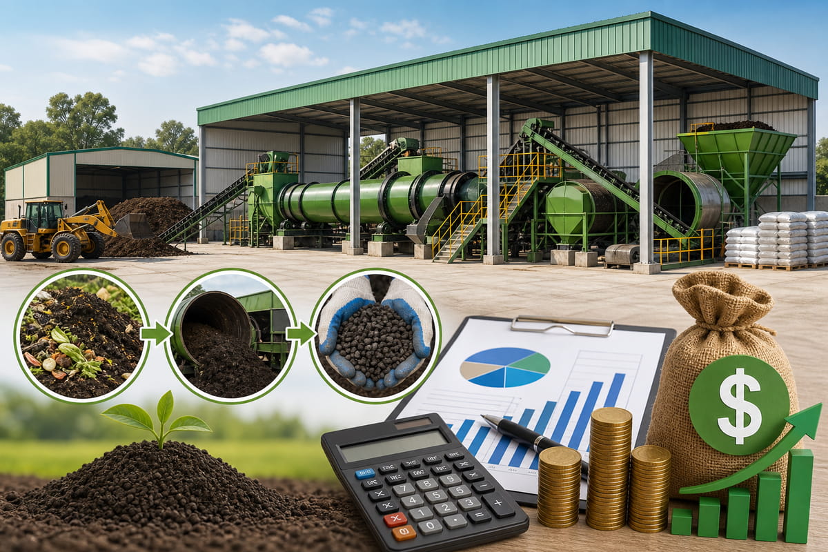organic fertilizer production plant cost