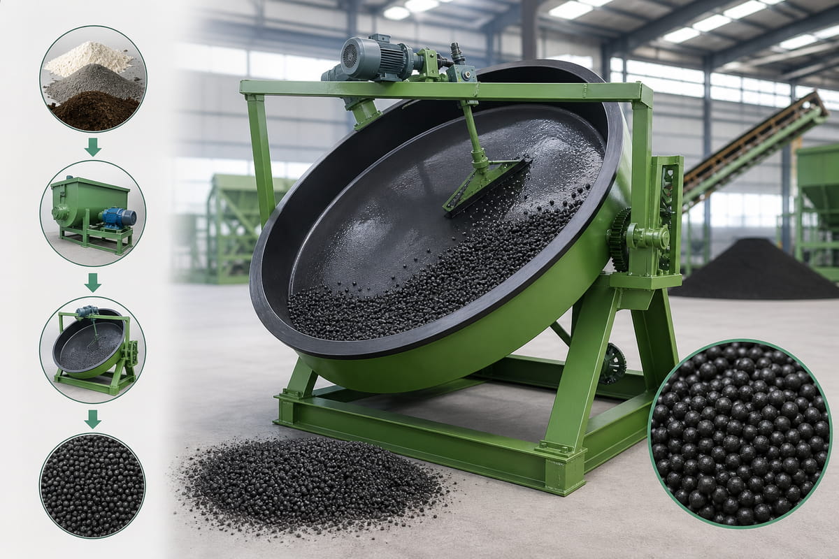 what is a fertilizer pan granulator