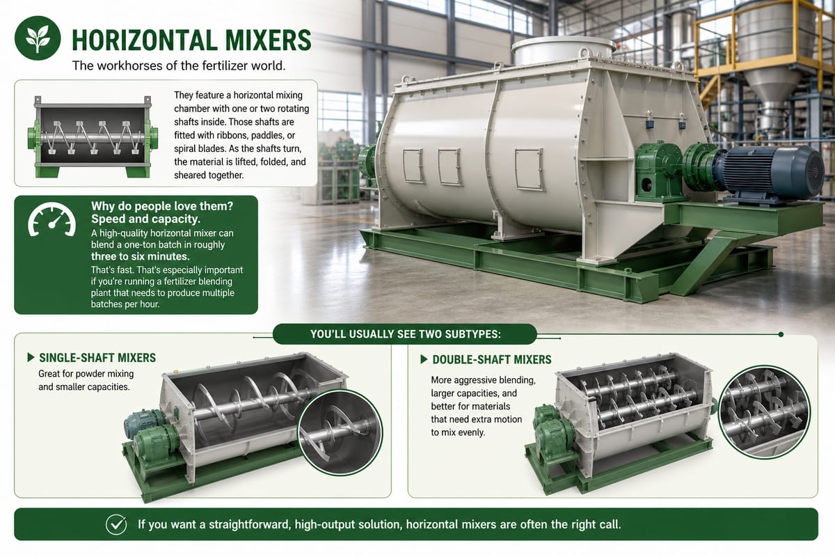 Horizontal Mixers