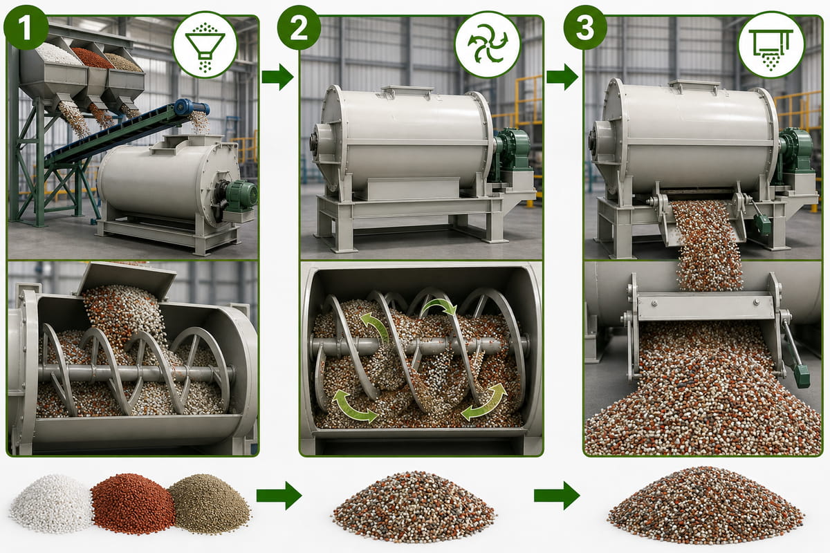 How Fertilizer Mixer Machines Work Step by Step